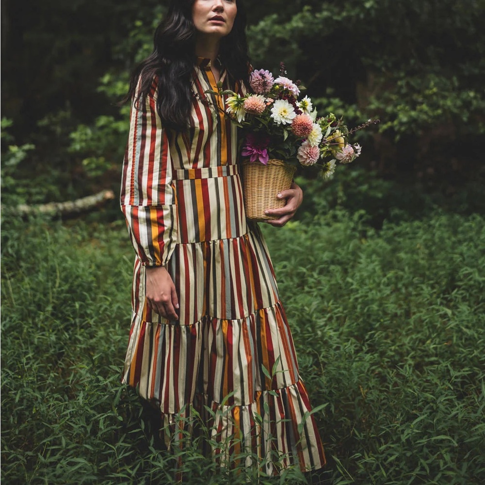 Parterre Brooks Dress in Dolce Stripe